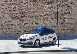 Coche de la Policía Local de León.