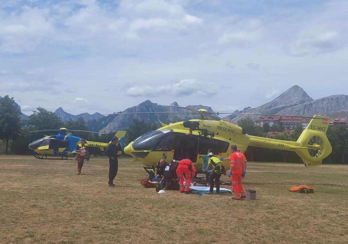 Operativo de la Agencia de Protección Civil y Emergencias.