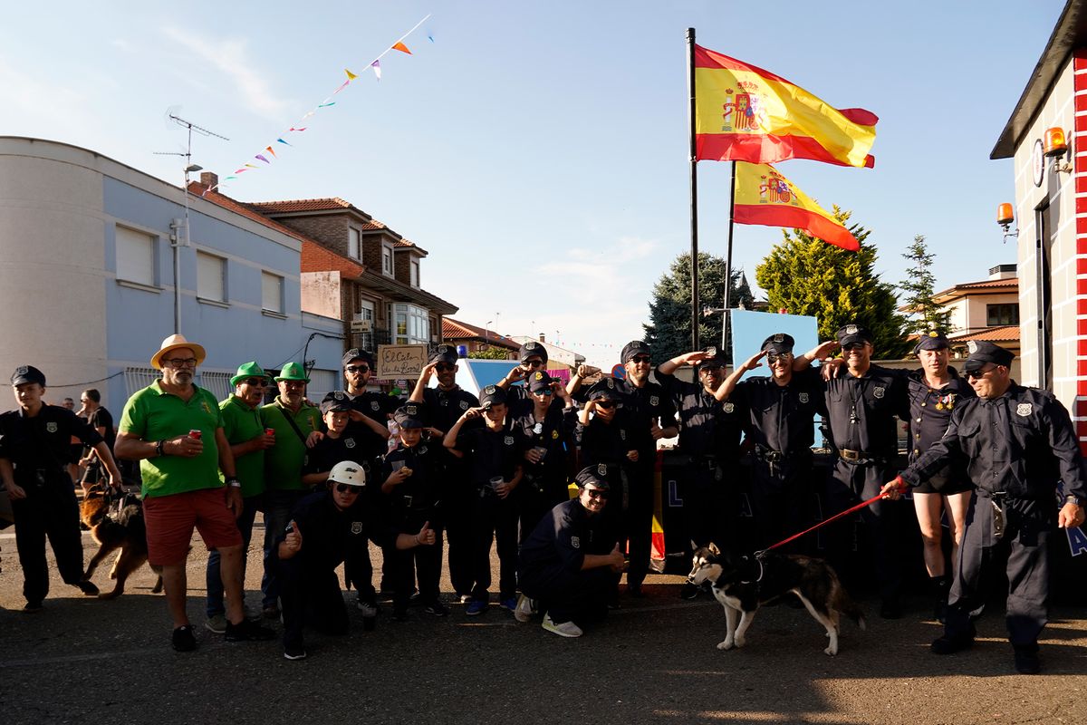 Desfile de carrozas en Santa Marina del Rey