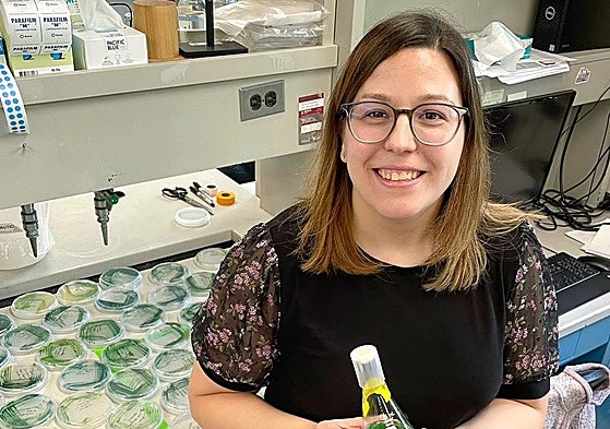 La bañezana María Santos Merino.