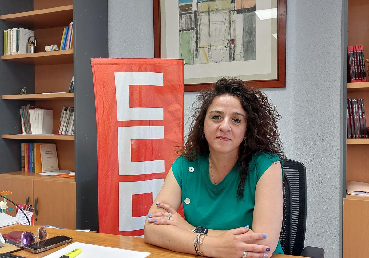 Elena Blasco Martín, secretaria provincial de CCOO en León.