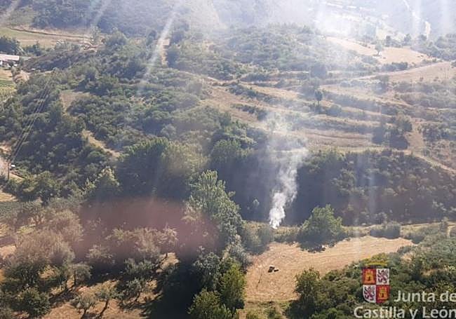Incendio en Boca de Huérgano.