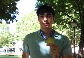 Javier Miñambres, reciente campeón de Europa de balonmano.