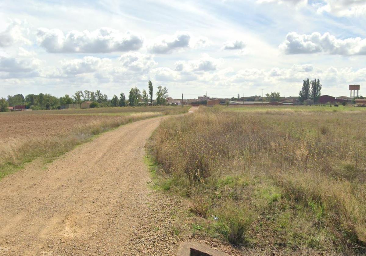 Caminos de la localidad de Gordaliza del Pino.