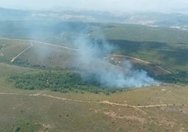 Fuego activo en Valsemana.