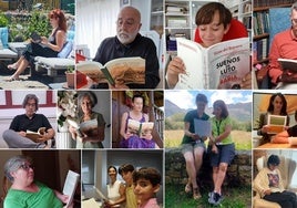 Algunos de los lectores de la comarca.