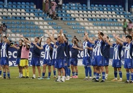 La plantilla de la Deportiva la temporada pasada.