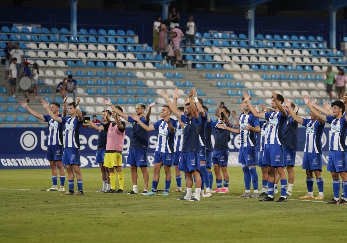 La plantilla de la Deportiva la temporada pasada.