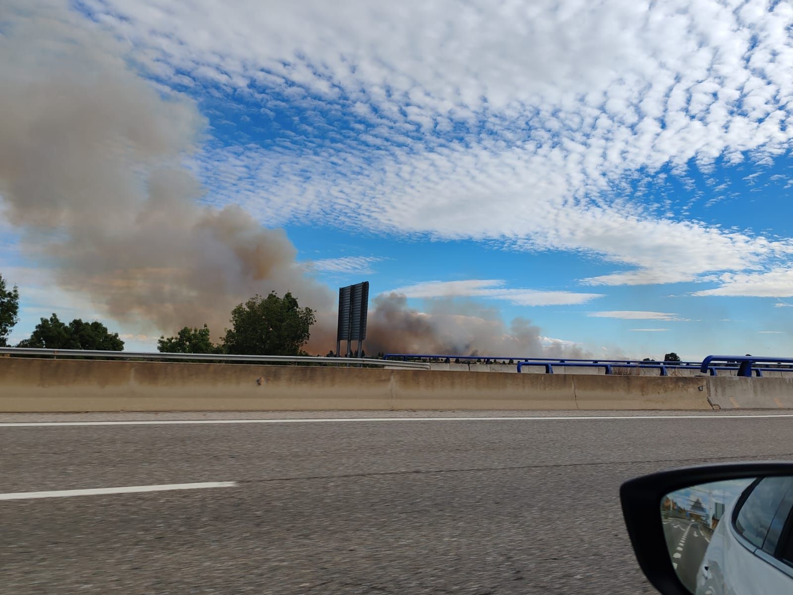 Incendio en Valverde de La Virgen