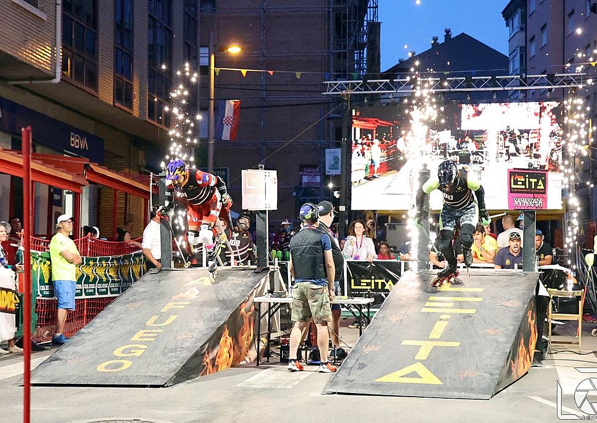 Imagen secundaria 1 - Los leoneses Sofía Álvarez y Sergio Menéndez triunfan en la prueba reina de la Xamascada