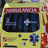 Herida una joven 20 años tras una salida de vía en Valderas