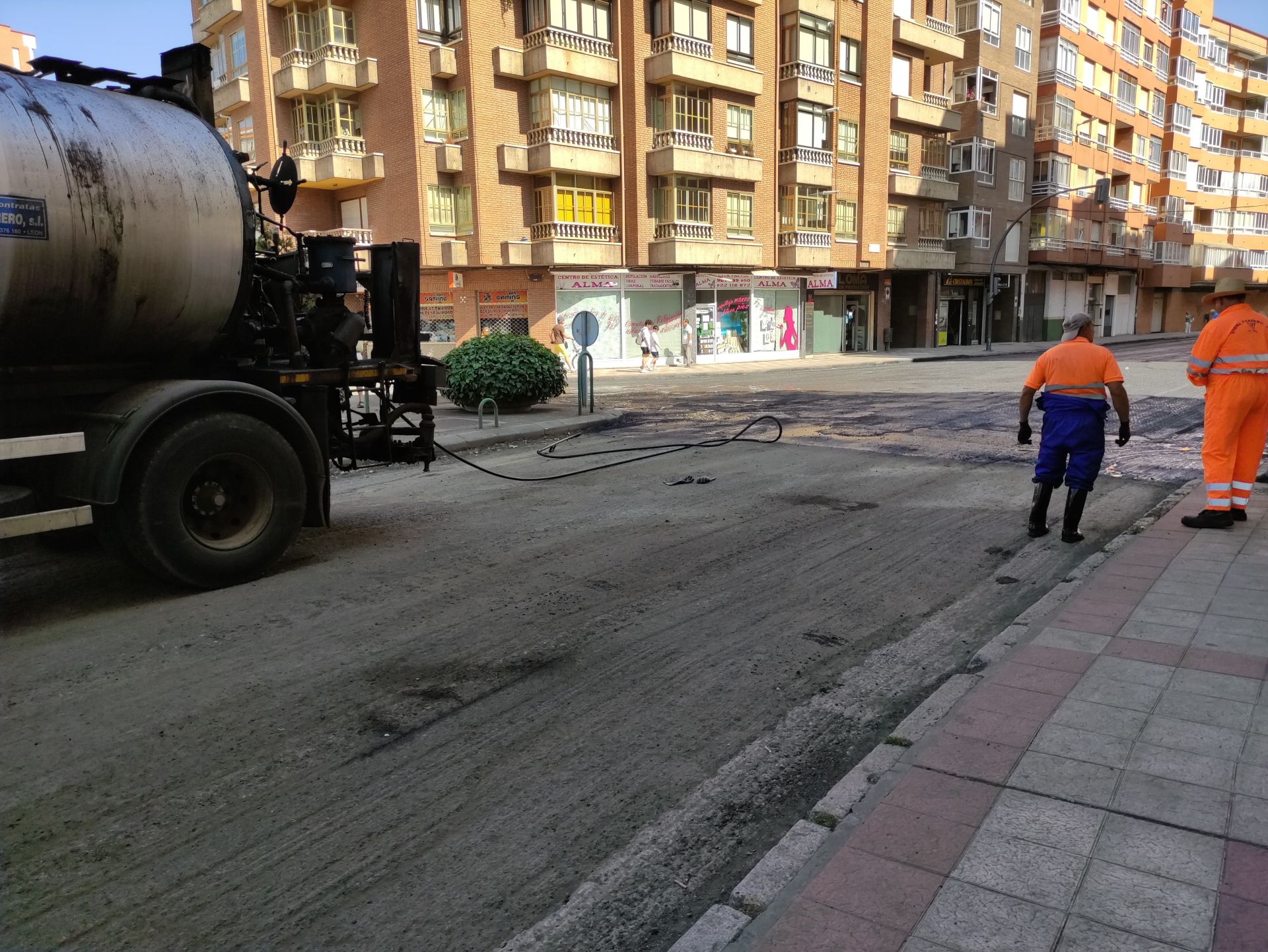 Asfaltado de la calle Alcalde Miguel Castaño