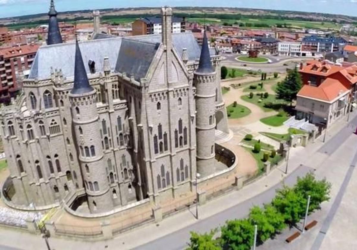 Vista aérea de Astorga.