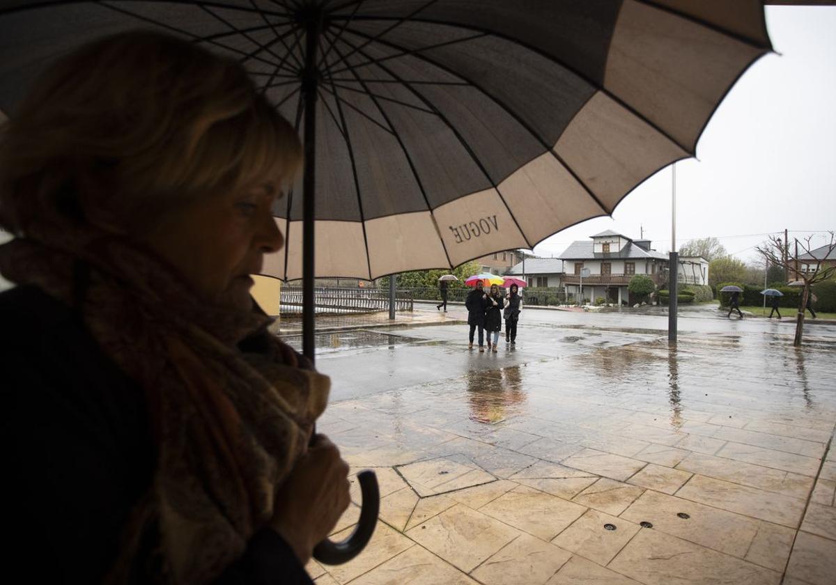 Día de lluvia en el Bierzo.