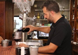 La taberna 'El Garbanzo Negro' en pleno Barrio Húmedo