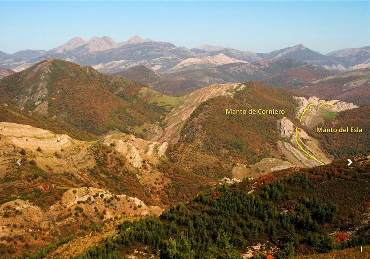 El manto tectónico de la Unidad del Esla, uno de los más relevantes del patrimonio geológico mundial