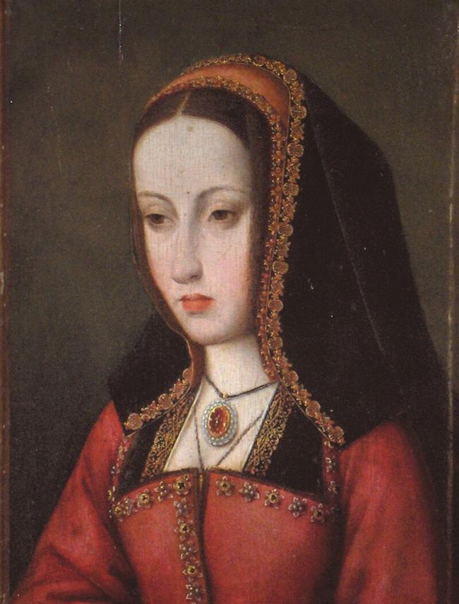 Retrato de Juana I de Castilla. «La loca», última de la dinastía Trastámara.