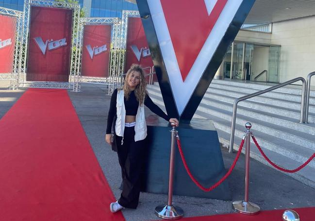 Carla en 'La Voz'.