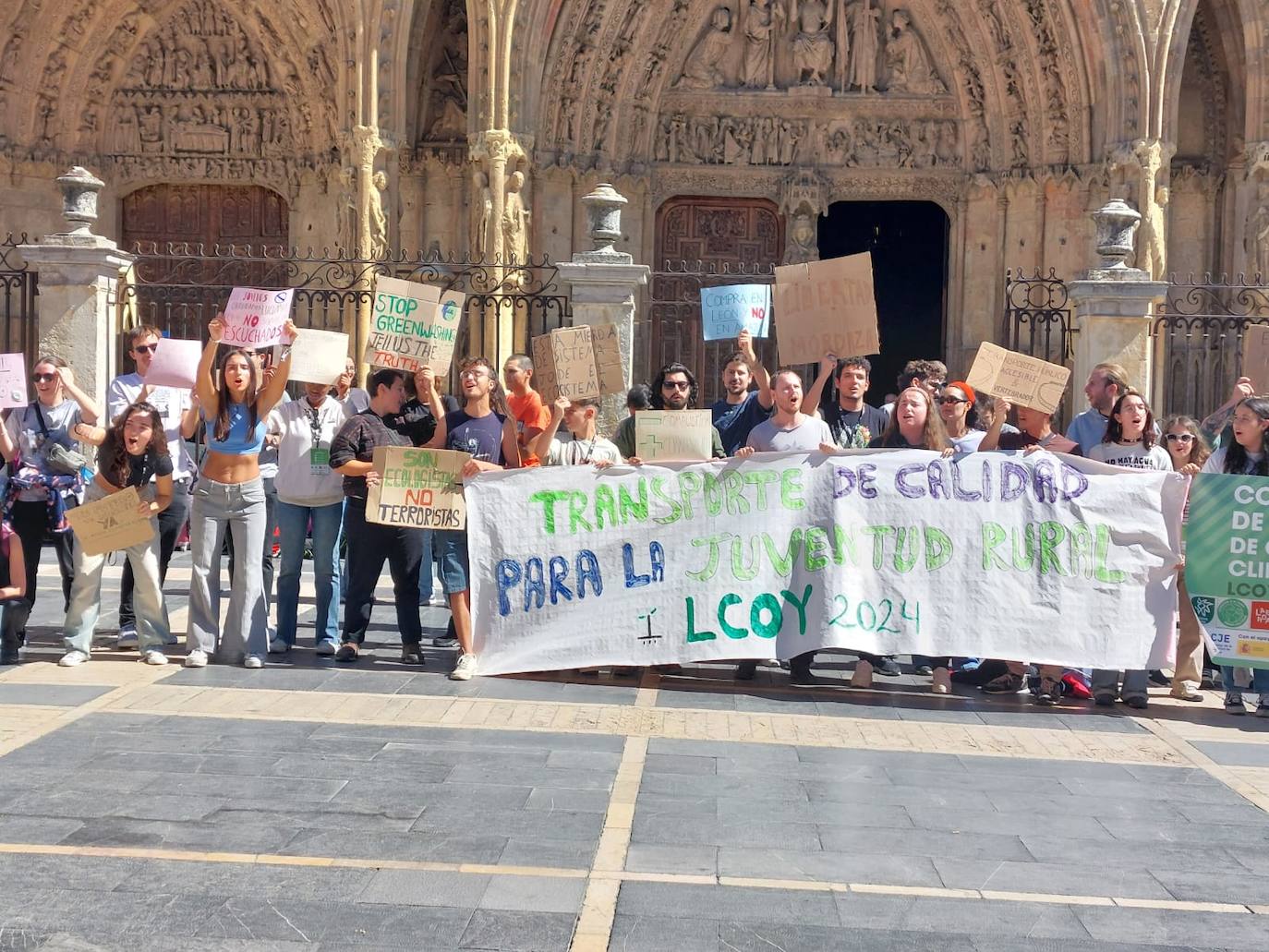 Concentración por el clima en León