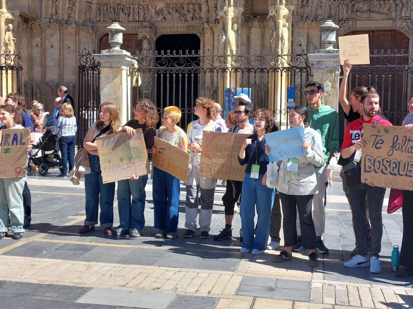 Concentración por el clima en León