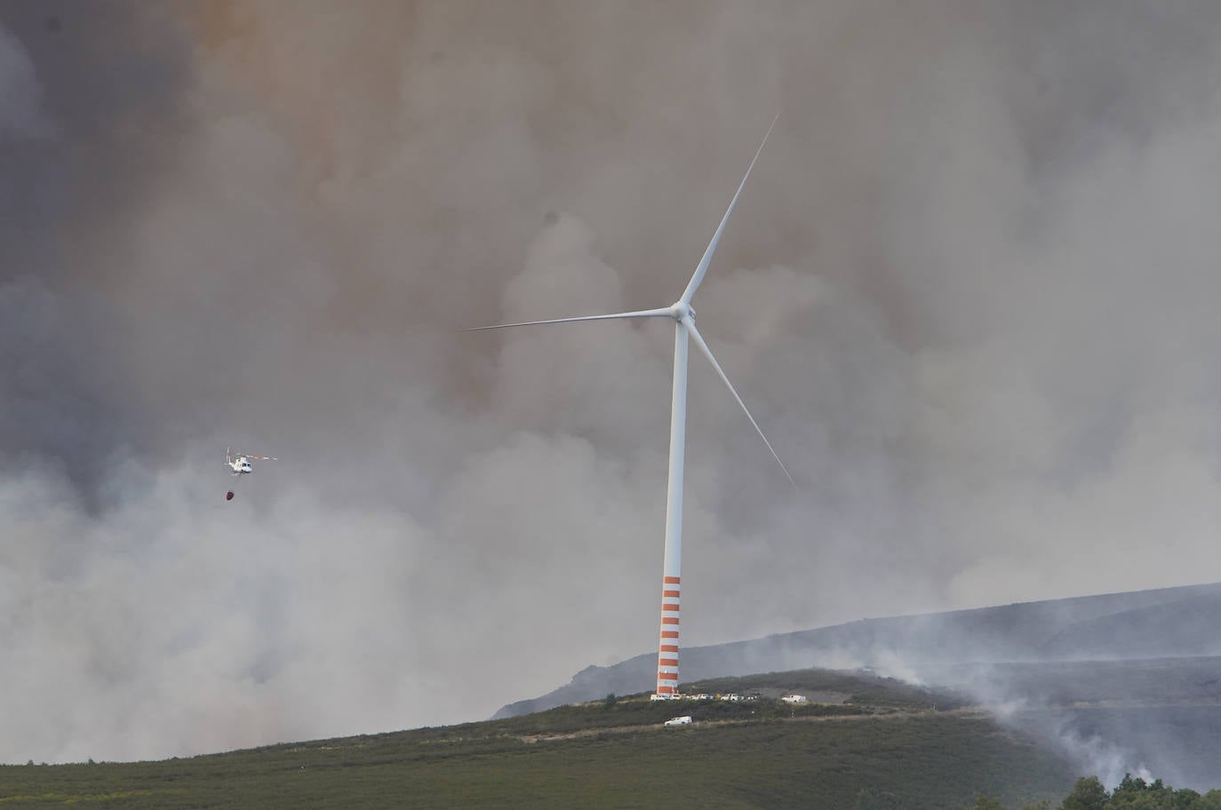 Incendio de nivel 2 en El Bierzo