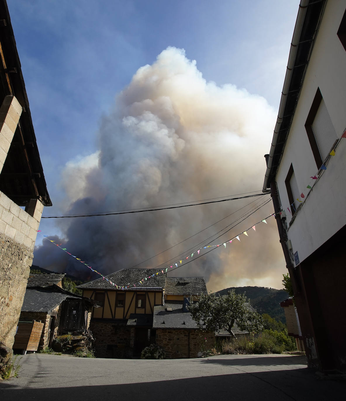 Incendio de nivel 2 en El Bierzo