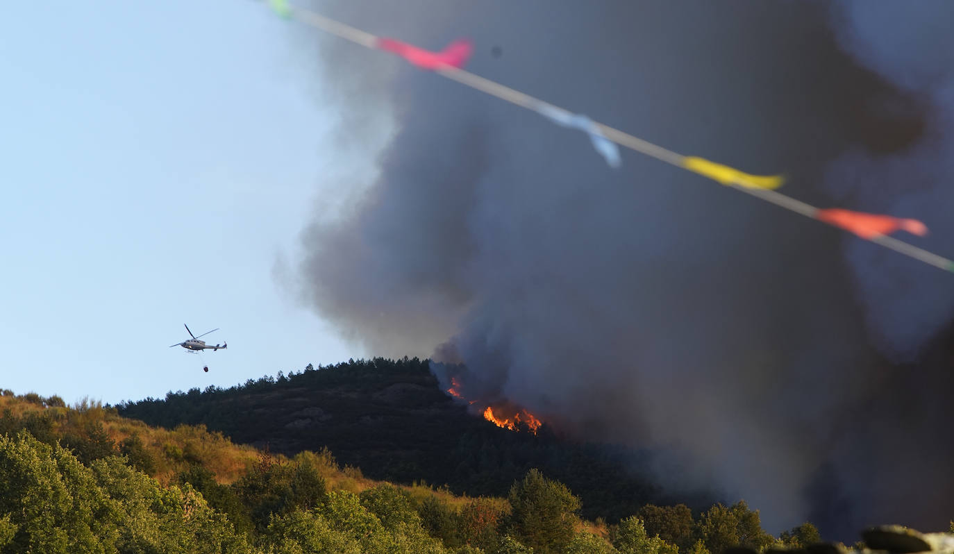 Incendio de nivel 2 en El Bierzo