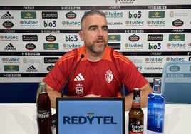 Javi Rey, entrenador de la Deportiva.