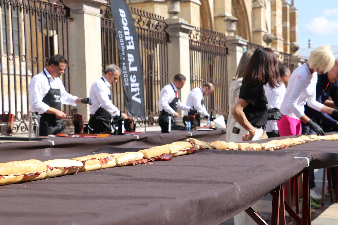 El bocadillo de cecina más grande de León