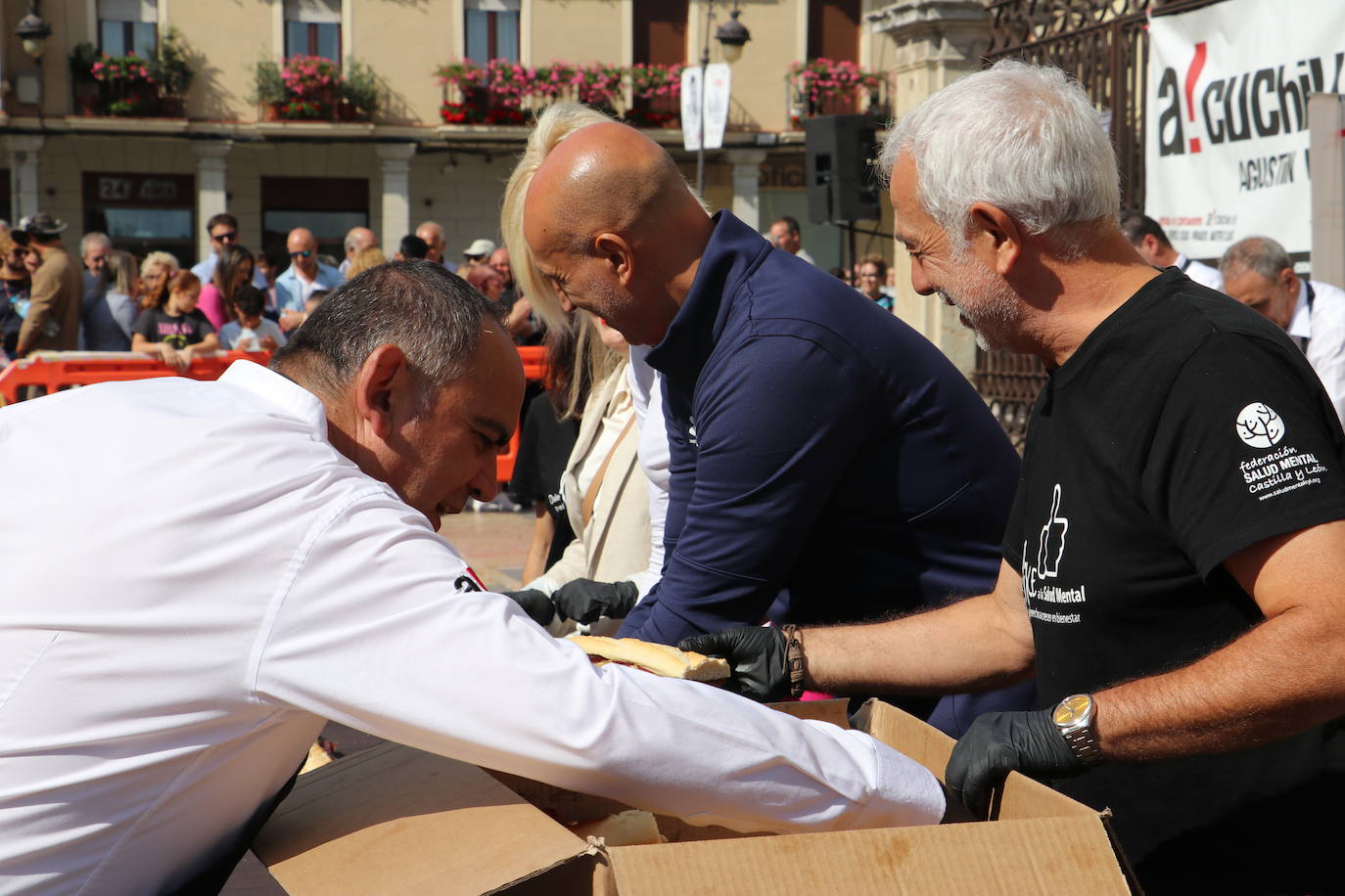 El bocadillo de cecina más grande de León