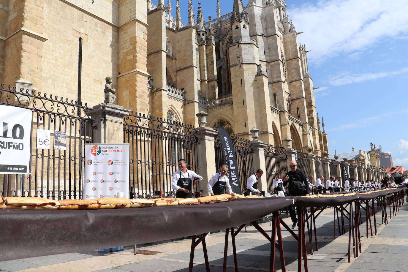 El bocadillo de cecina más grande de León