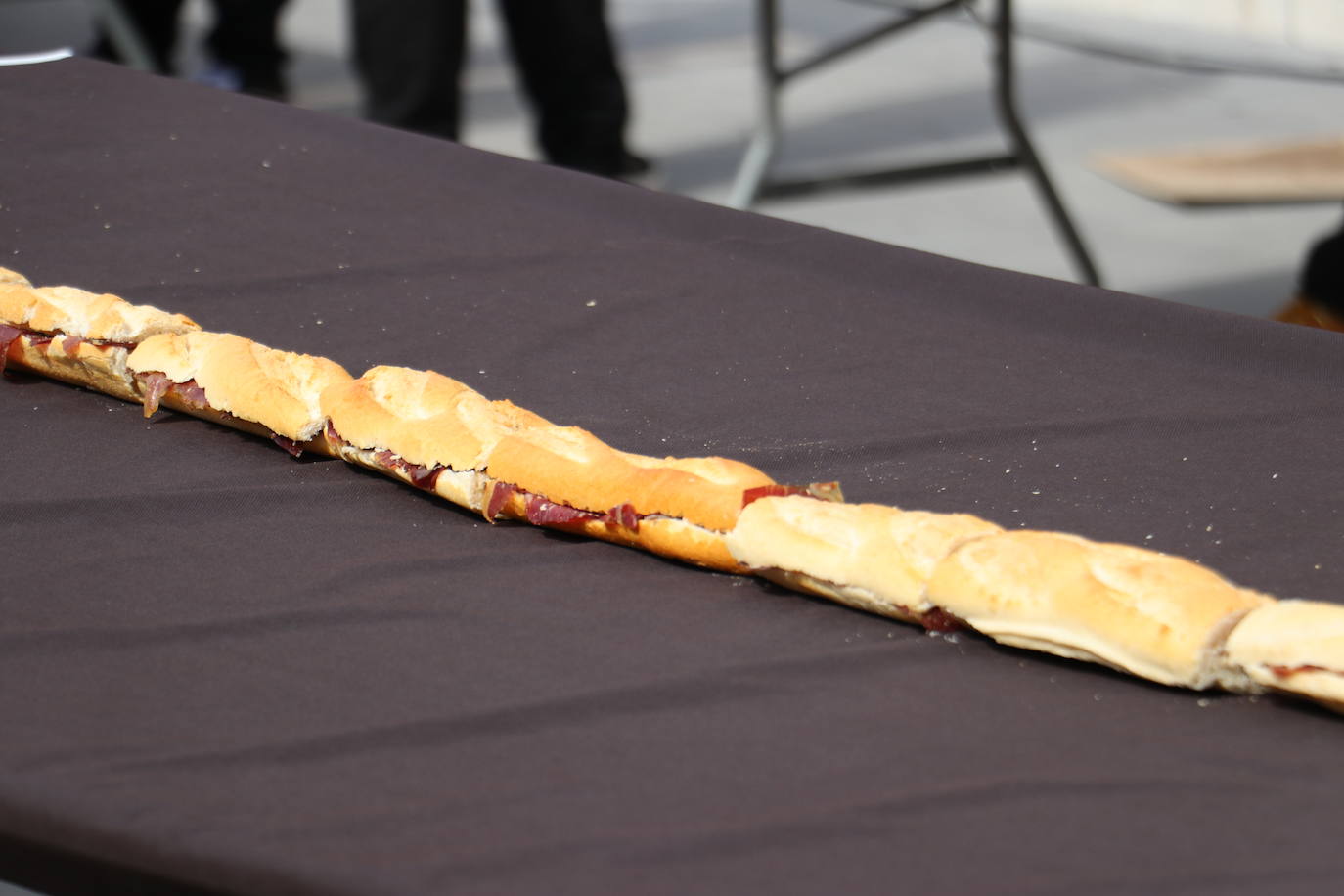 El bocadillo de cecina más grande de León