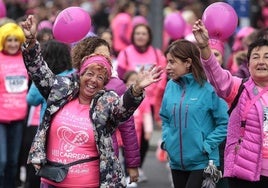 Una edición anterior de la carrera de la mujer.