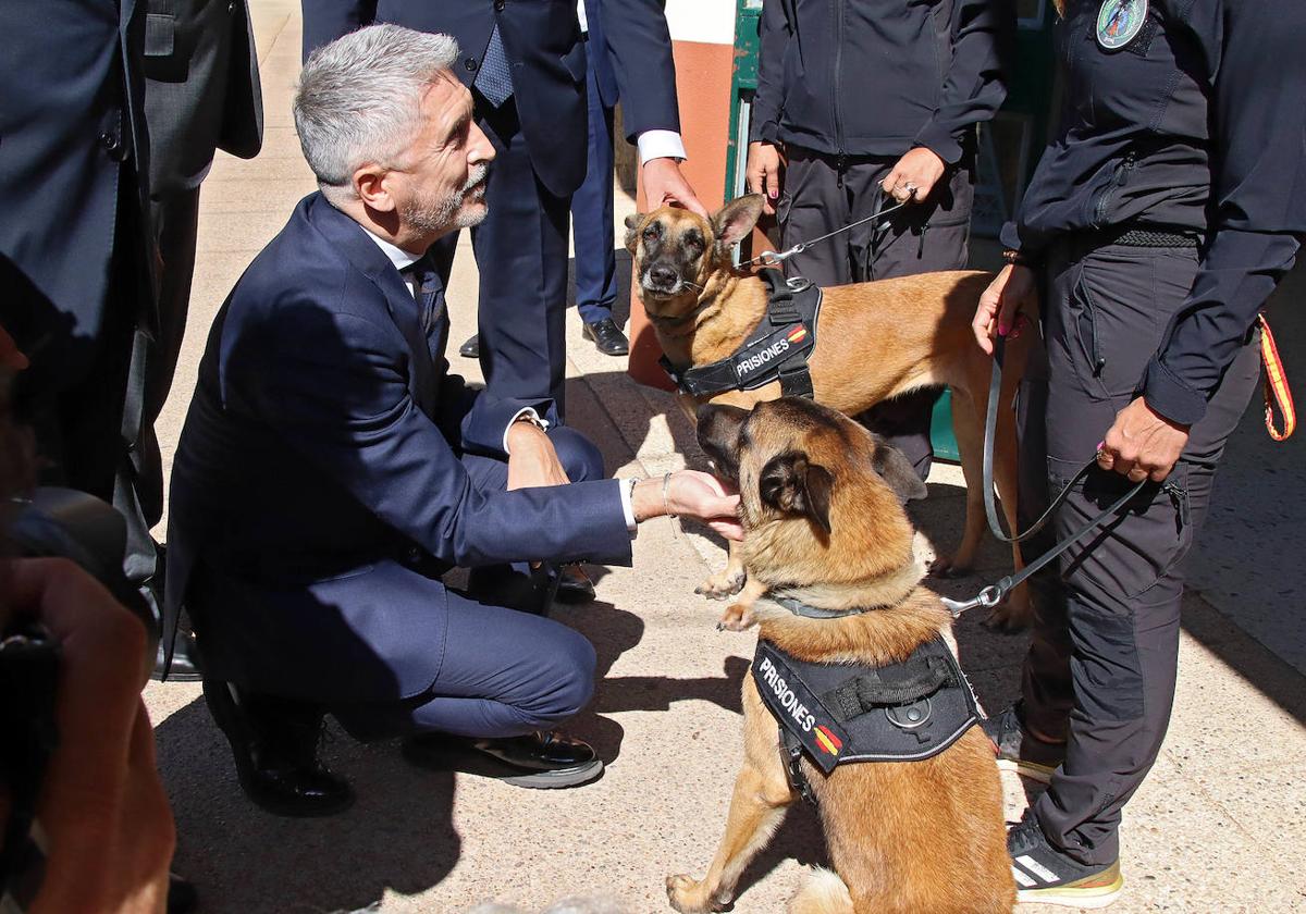 El ministro del Interior, Fernando Grande-Marlaska, preside el acto de la celebración de la Merced.