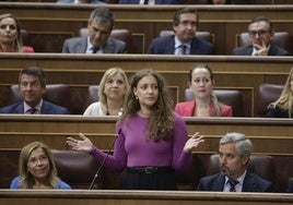 Ester Muñoz este miércoles en el Congreso.