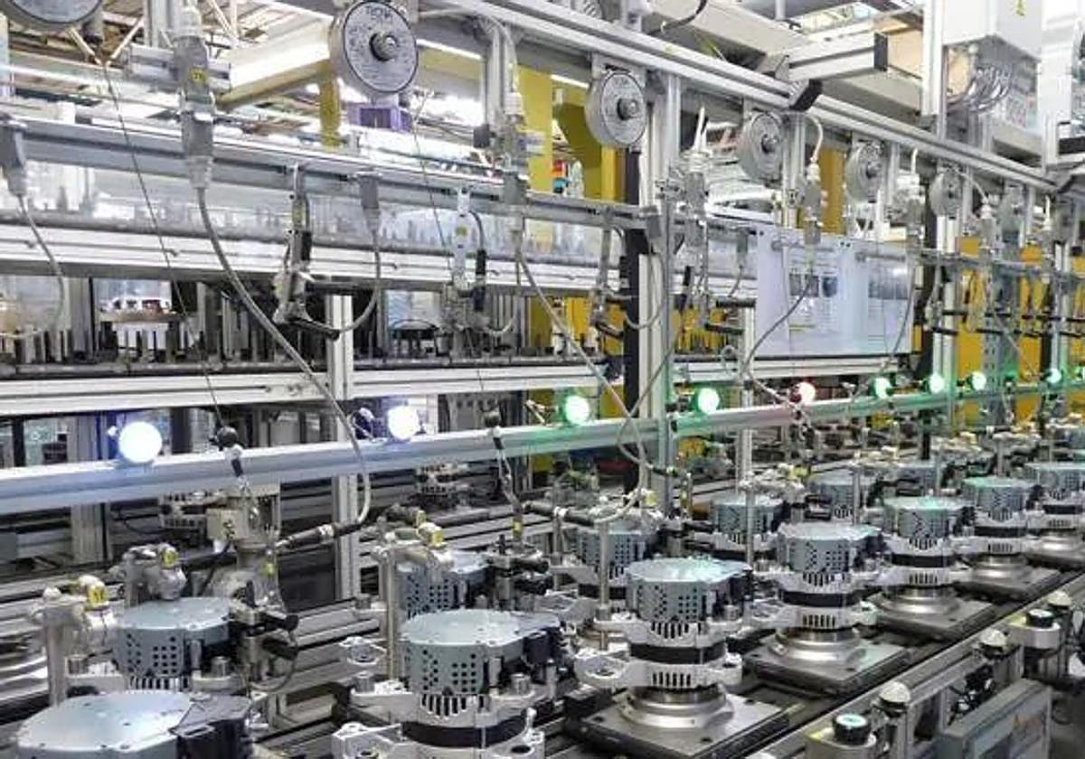 Imagen de archivo de una fábrica.