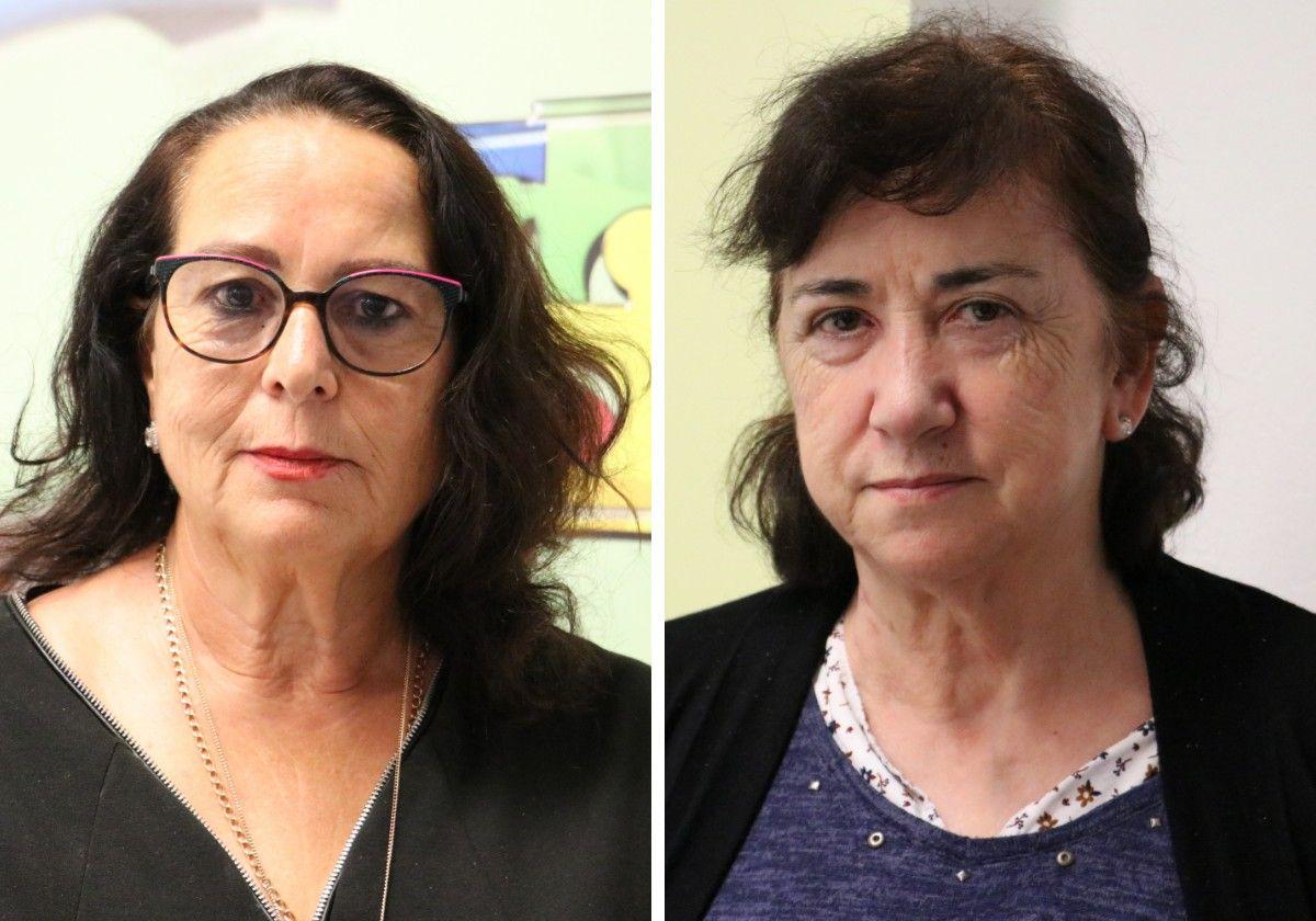 Jackelín Martínez y Maripaz García, leonesas miembros de la Asociación Aldis Salud Mental