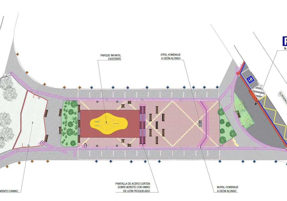 La plaza Odón Alonso se remodelará para convertirse en un homenaje al compositor