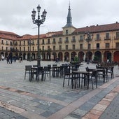 La plaza Mayor y el Espolón comienzan los preparativos para su nueva vida