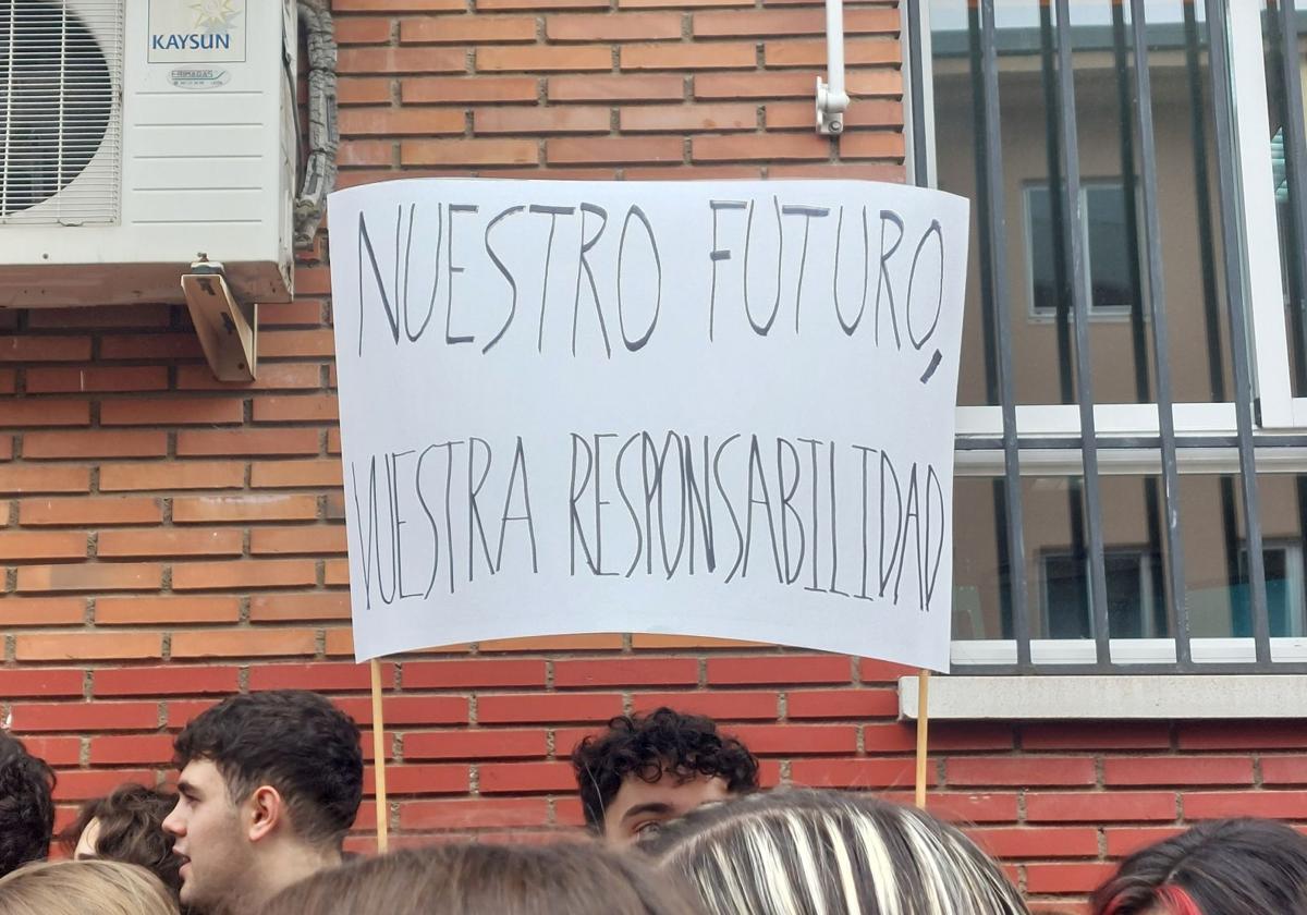 Protesta en León por la falta de claridad con la PAU.