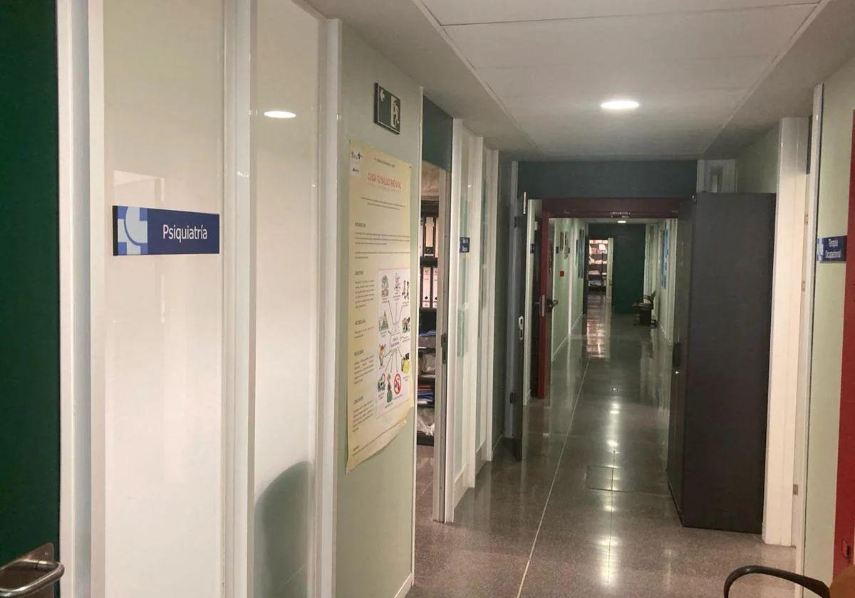 Departamento de Psiquiatría en el Hospital de León.