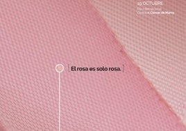 Parte de la campaña de la Asociación Española contra el Cáncer por el 19 de octubre.