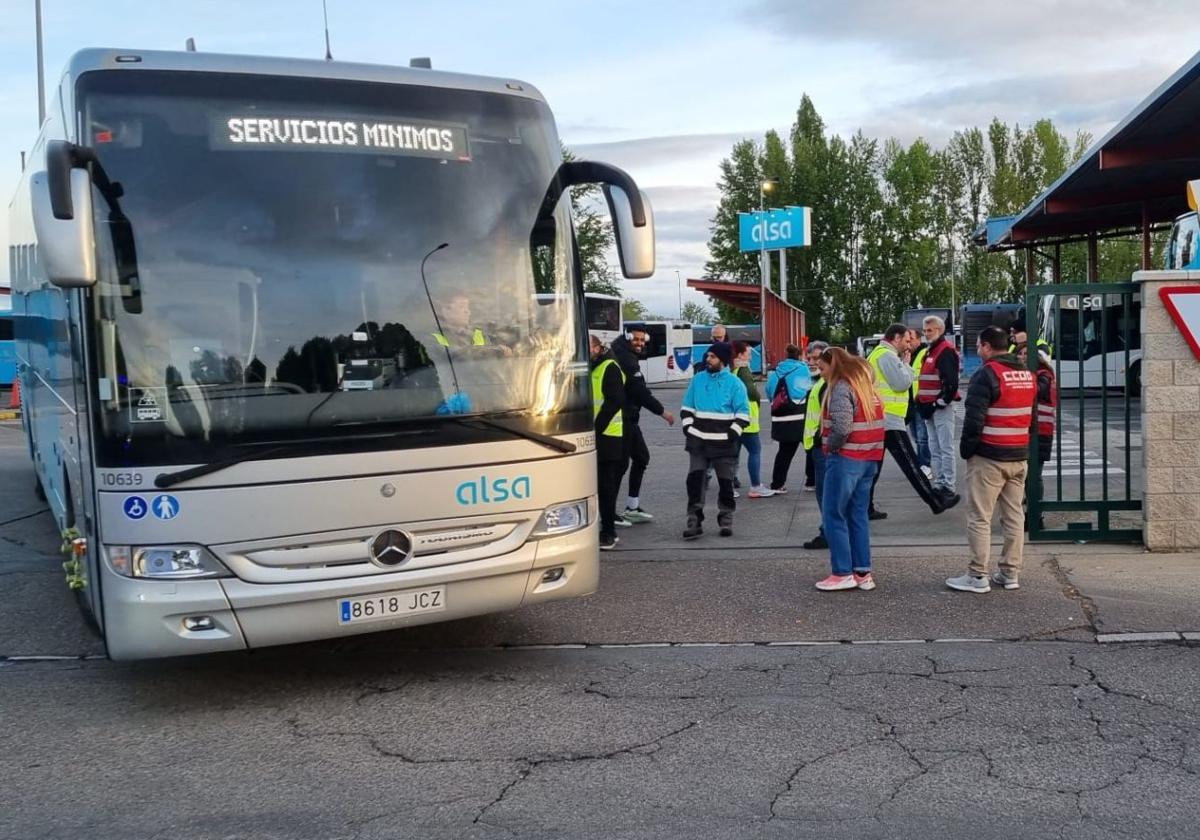 Anterior huelga del transporte por carretera.