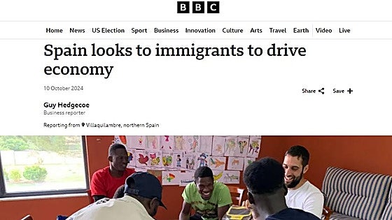 El Chalé del Pozo y sus migrantes protagonizan un reportaje de la BBC