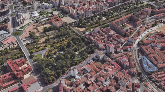 Imagen antes - Los orígenes de uno de los lugares más bellos del callejero leonés: El Parque de Quevedo