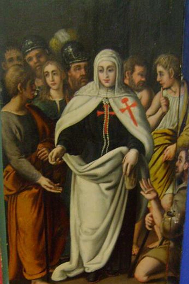 Lienzo del siglo XVII. Doña Sancha.