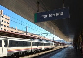 Estación ferroviaria de Ponferrada.