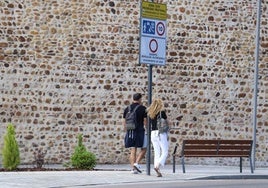 Una calle peatonalizada de la capital leonesa.