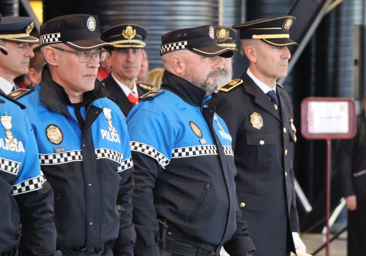 Fiesta de la Policía Local de León en honor de San Marcelo.