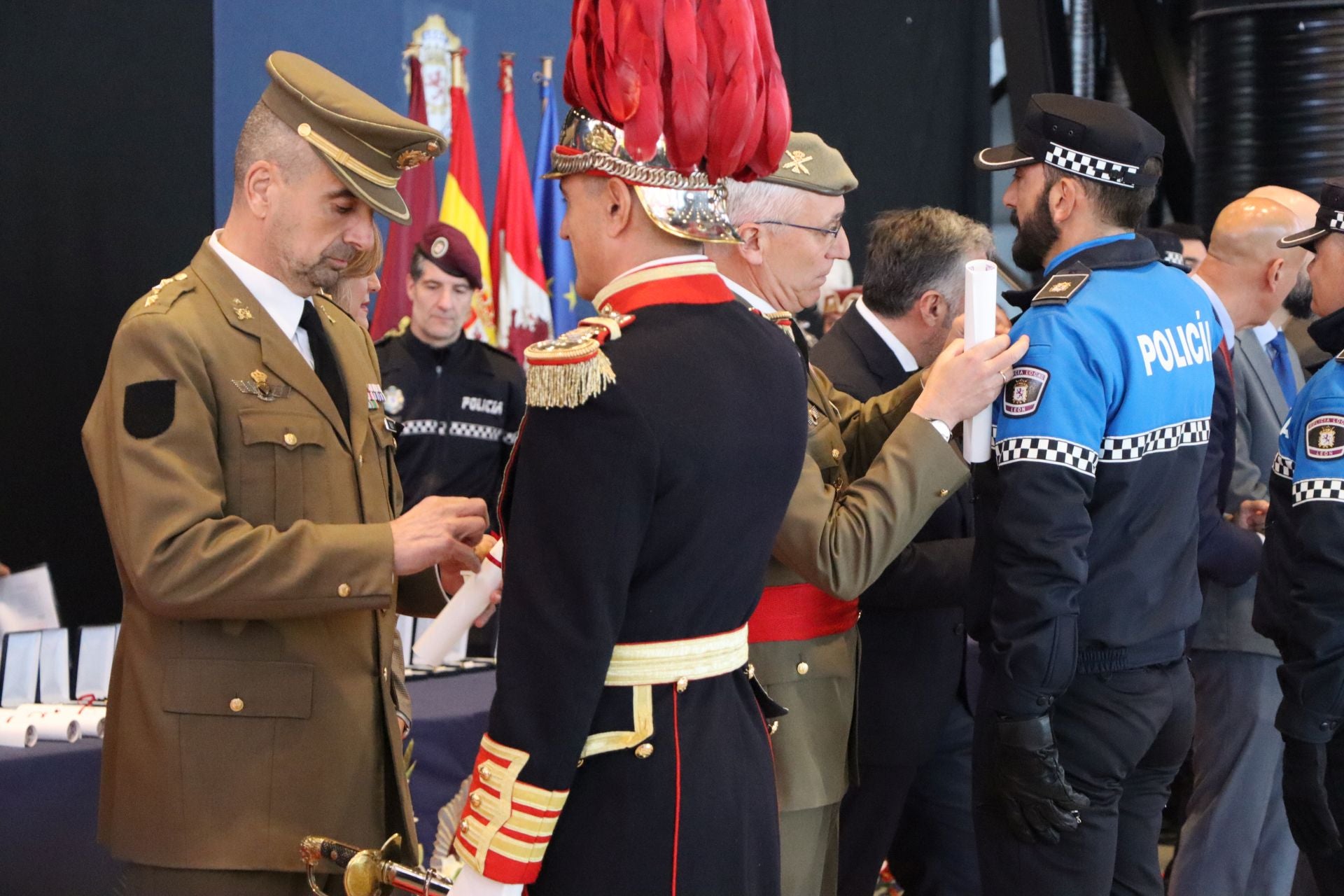 Fiesta de San Marcelo para la Policía Local de León